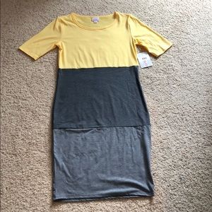 LulaRoe color block Julia size small NWT